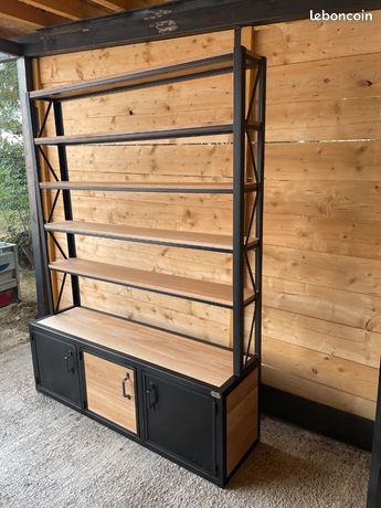 Bibliothèque industrielle 2 corps Prix de base : 1890€ réf 3752