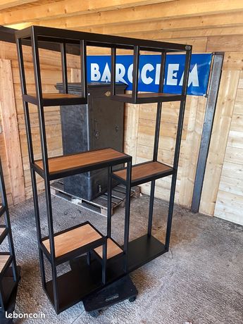 Etagère design industriel déstructurée prix de base 950€ réf 3902
