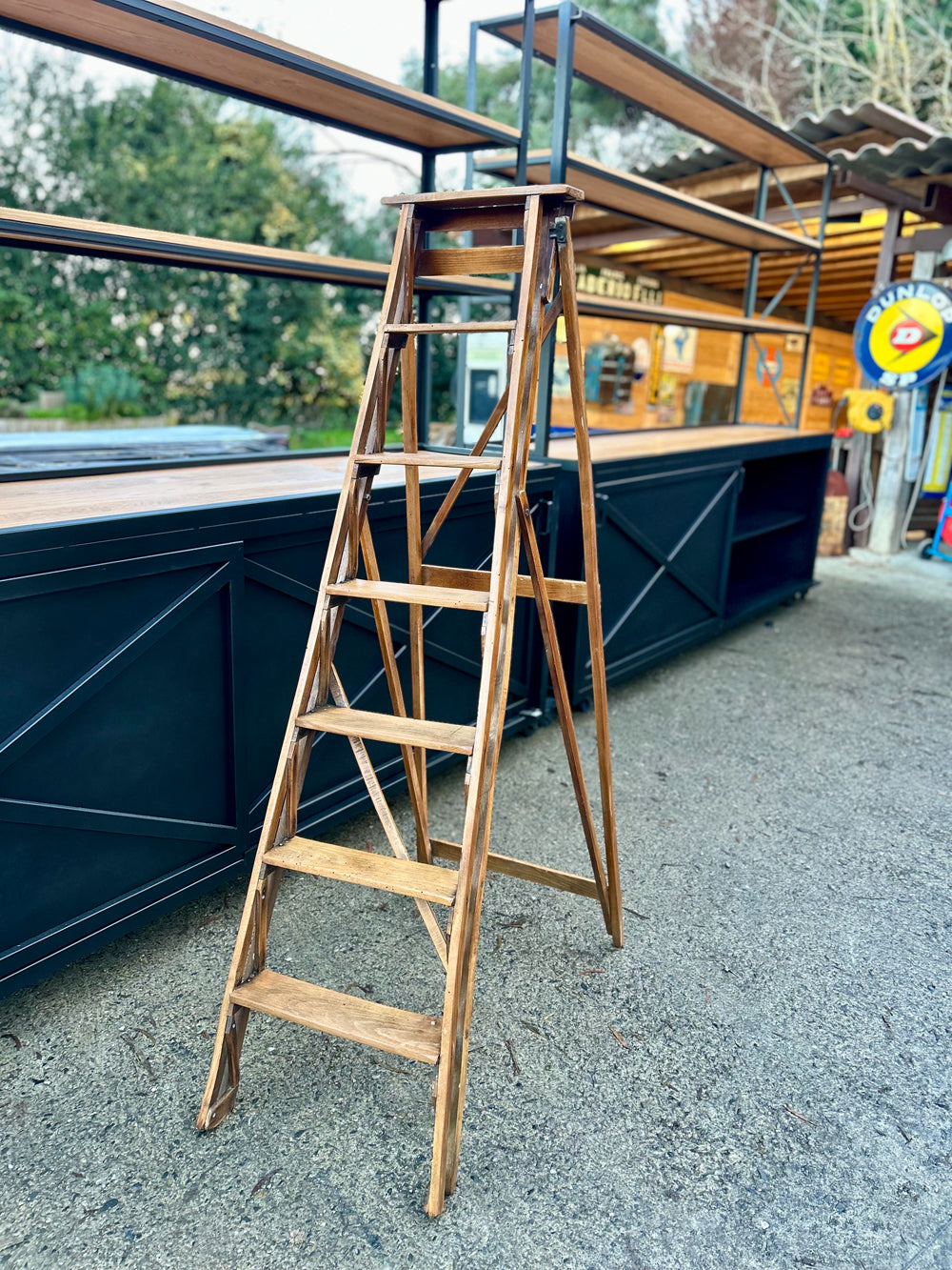 Echelle de peintre vintage 6 Marches Réf 4358