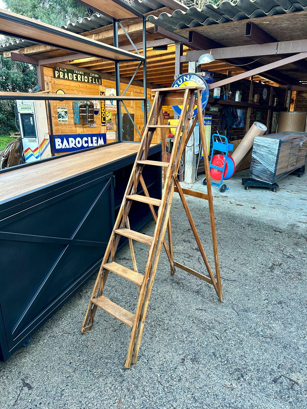 Echelle de peintre vintage 6 Marches Réf 4358