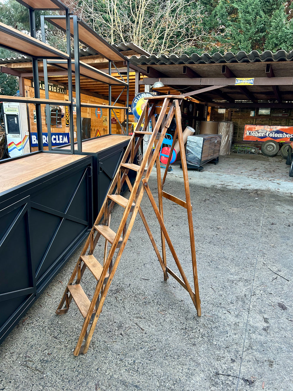 Echelle de peintre vintage 6 Marches Réf 4358