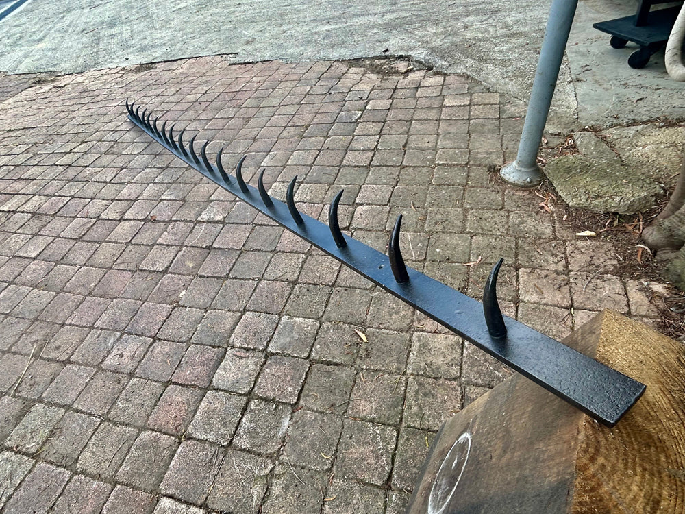 Ancien crochet de Boucher 17 dents de loup Réf 4471