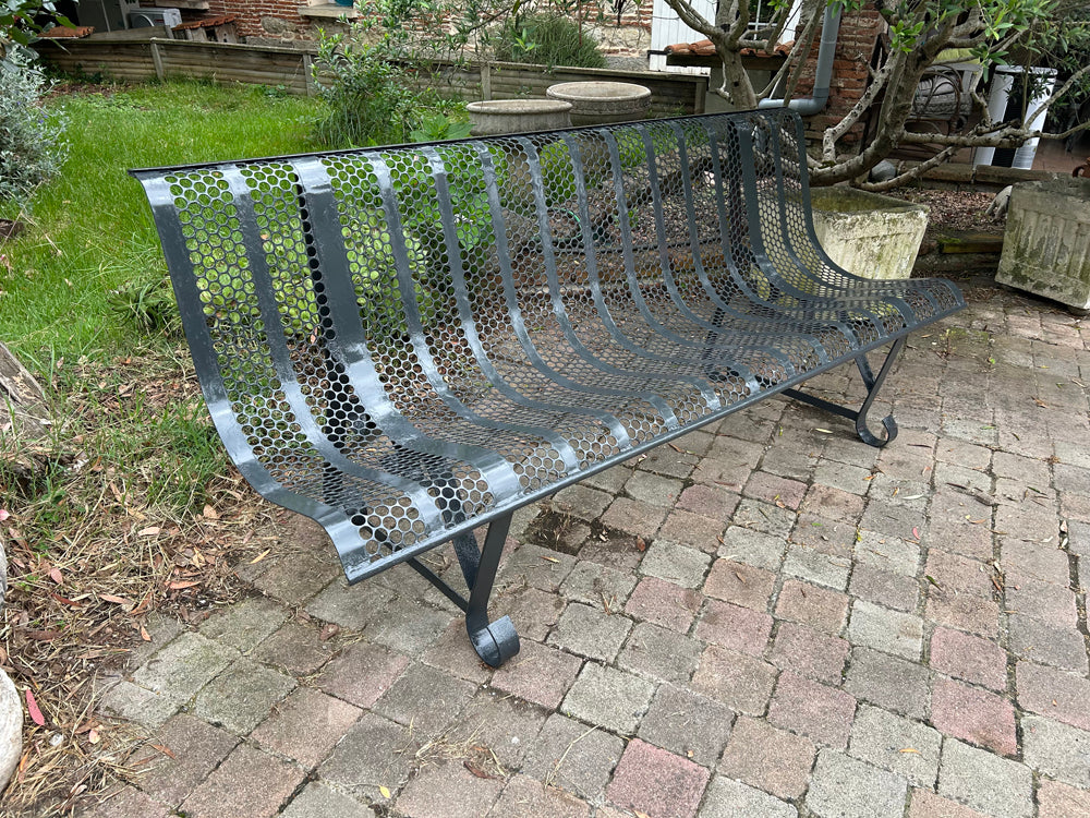 Banc de jardin Malaval 1950/60 Réf 4493