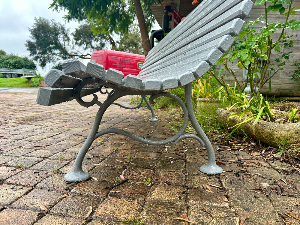 Banc piètement fonte Art Nouveau Réf 4265