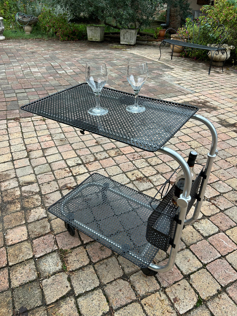 Bar Roulant de Jardin Vintage 1950 -Réf 4558