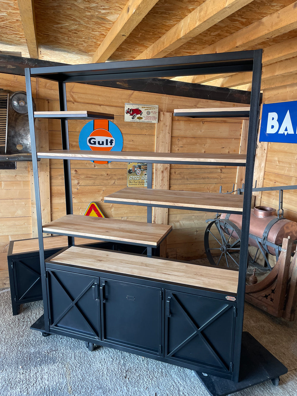 Bibliothèque déstructurée Réf 4056 Prix de base : 1790€