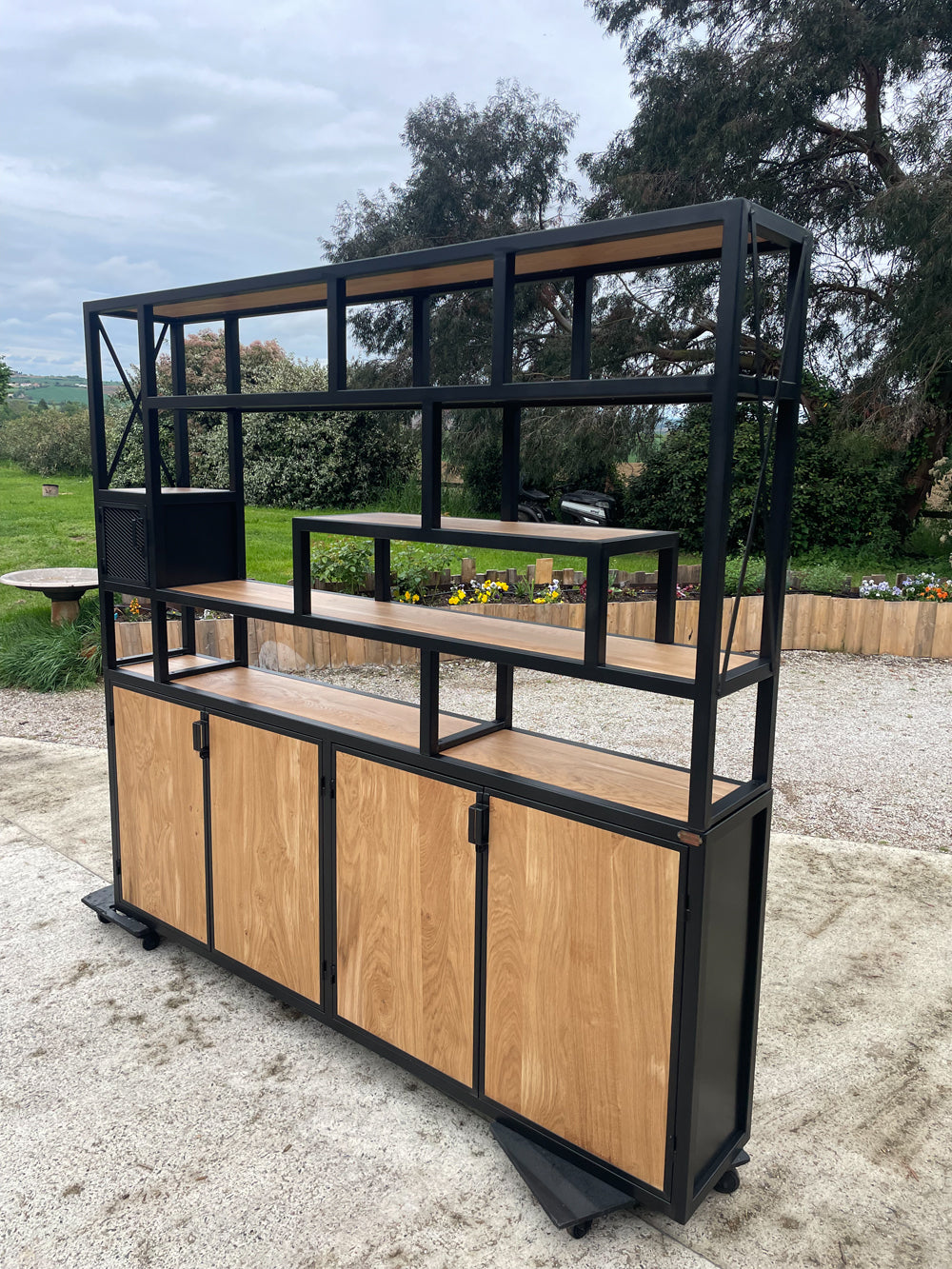 Bibliothèque industrielle destructurée 2 corps Réf 4037 Prix de base : 3100€