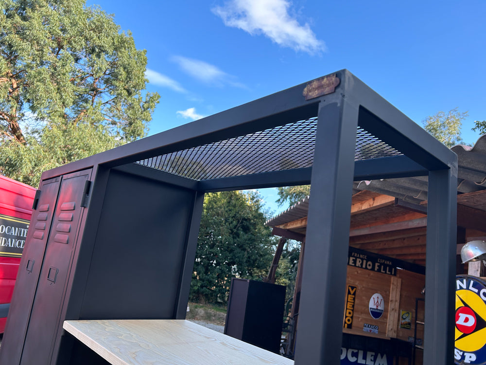 Bibliothèque portes vestiaires 1950 Réf 4101