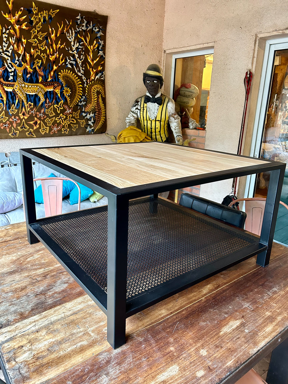 Table basse double plateaux Réf 4202 Prix de base : 590€