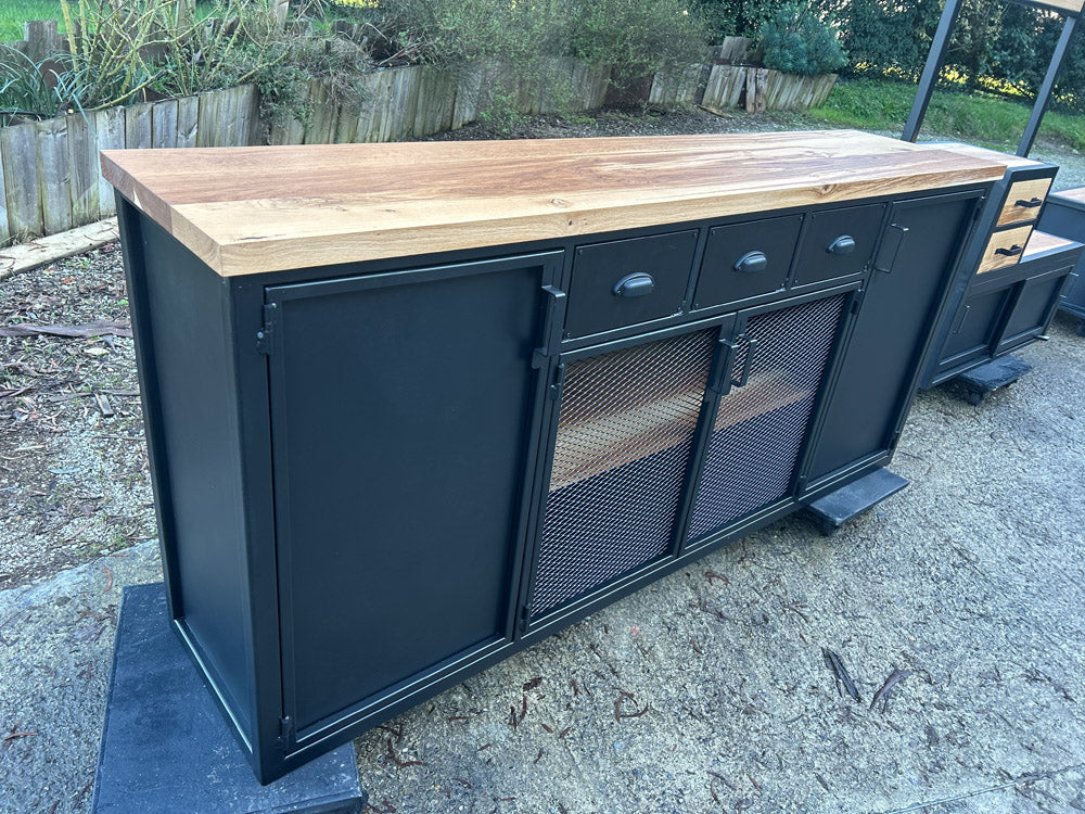 Buffet sur mesure plateau chêne brun - RF 4643