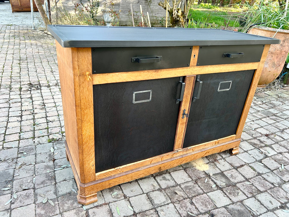 Buffet d'atelier chêne Réf 4222