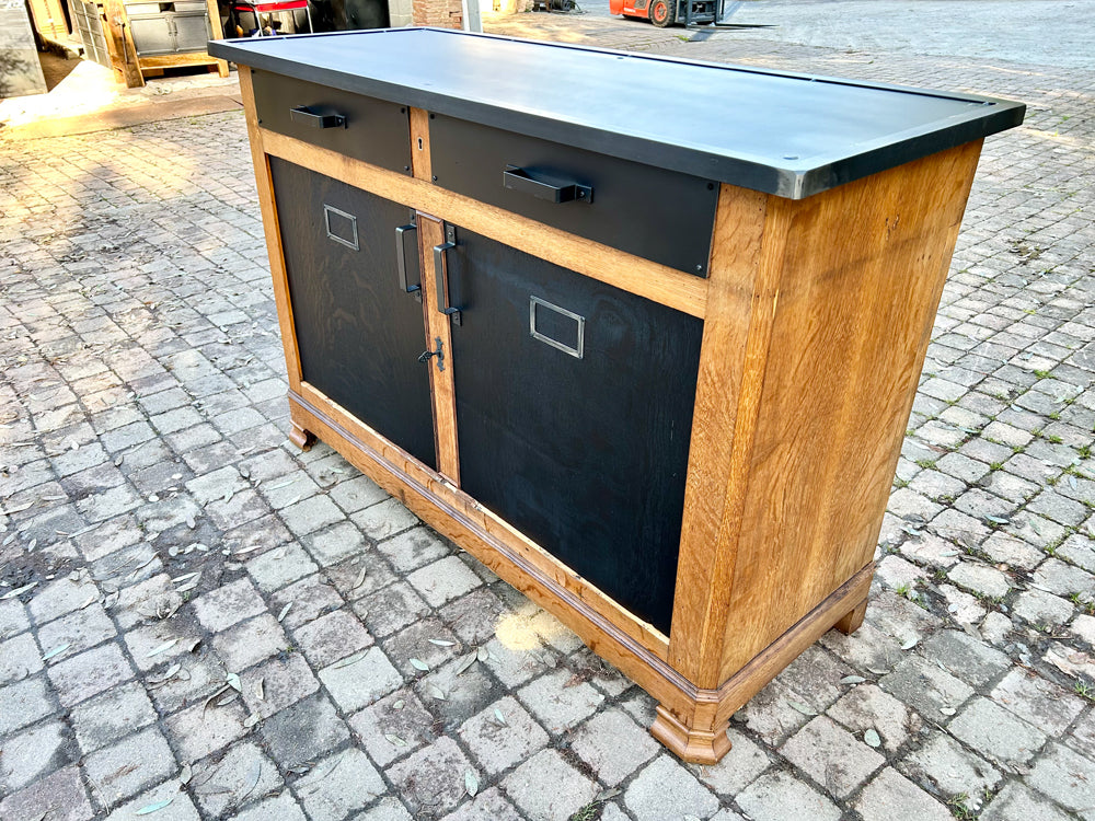 Buffet d'atelier chêne Réf 4222