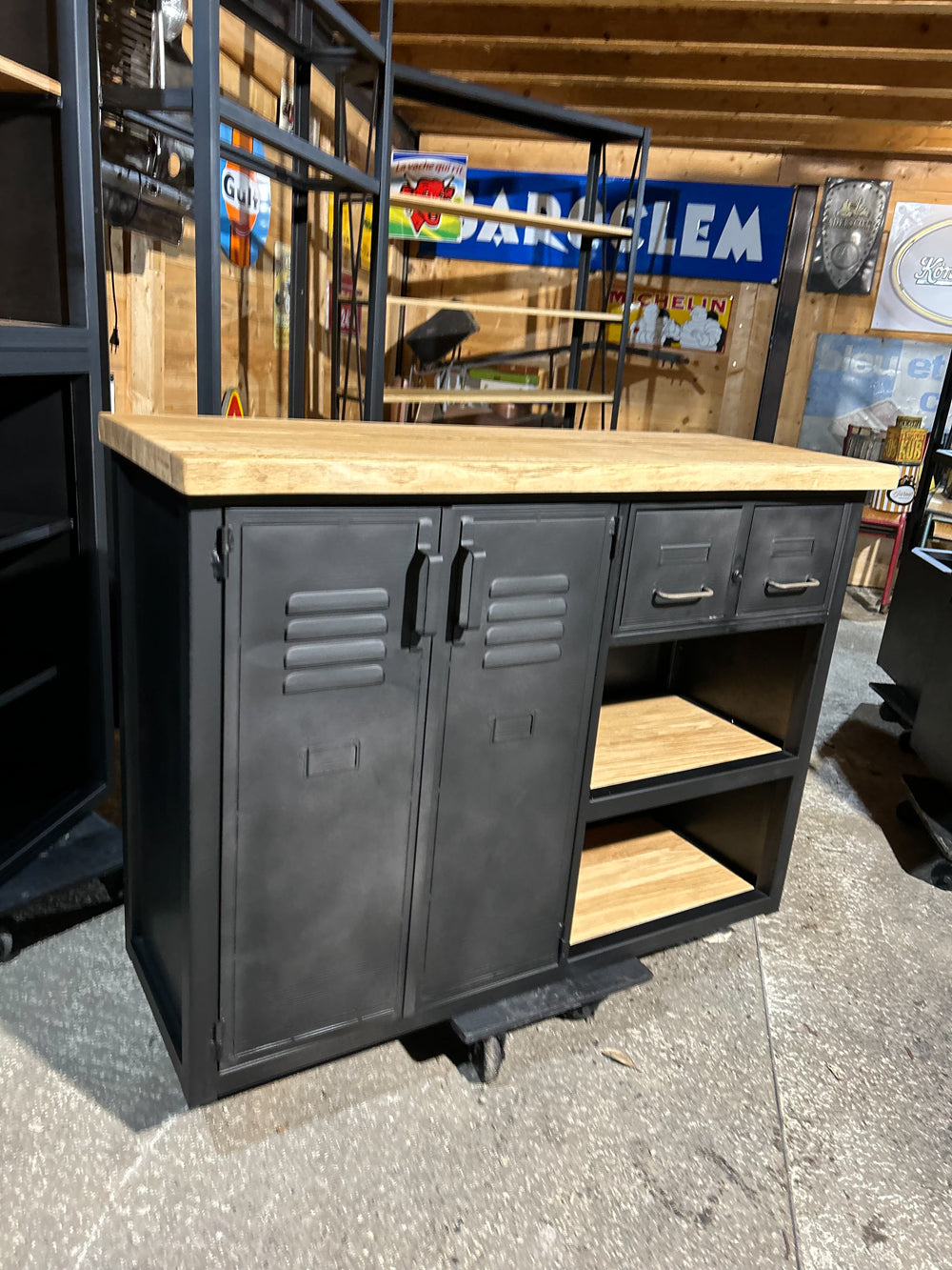 Buffet industriel portes et tiroirs ATAL Réf 4189