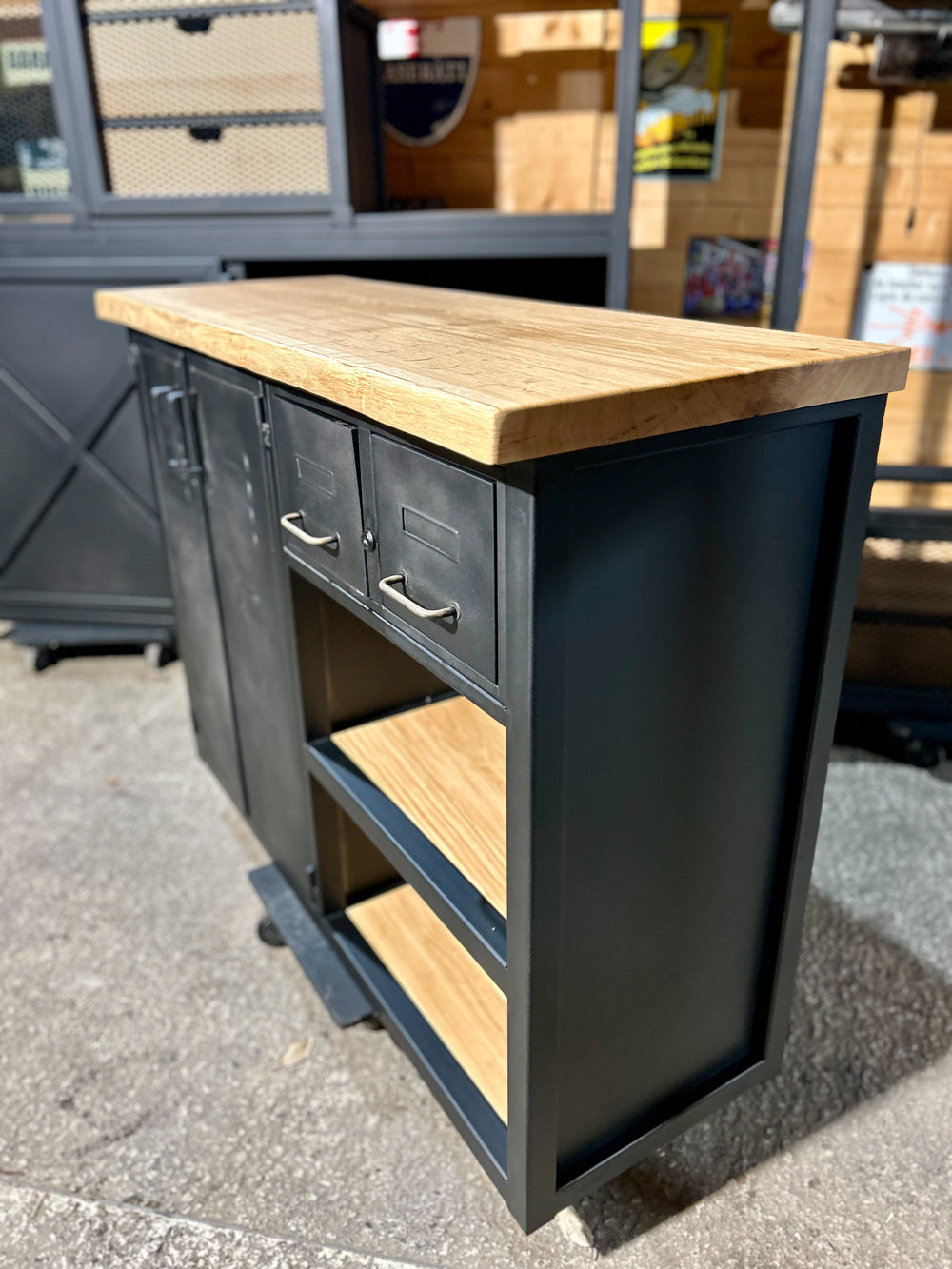 Buffet industriel portes et tiroirs ATAL Réf 4189