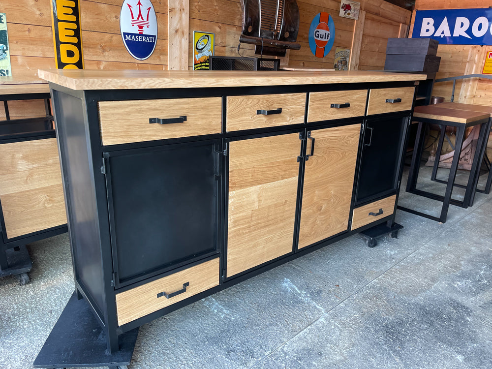 Buffet industriel 6 tiroirs Réf 4070 Prix de base : 1990€