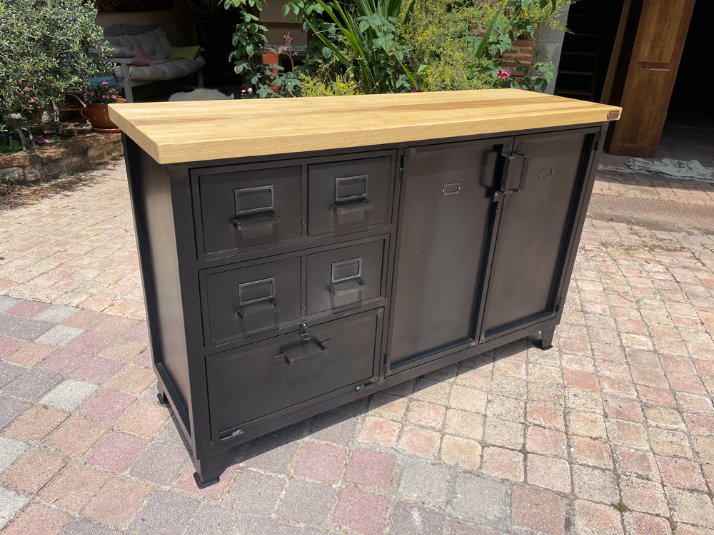 Buffet industriel tiroirs Roneo 1950 réf 4059