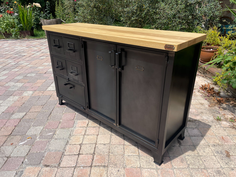 Buffet industriel tiroirs Roneo 1950 réf 4059