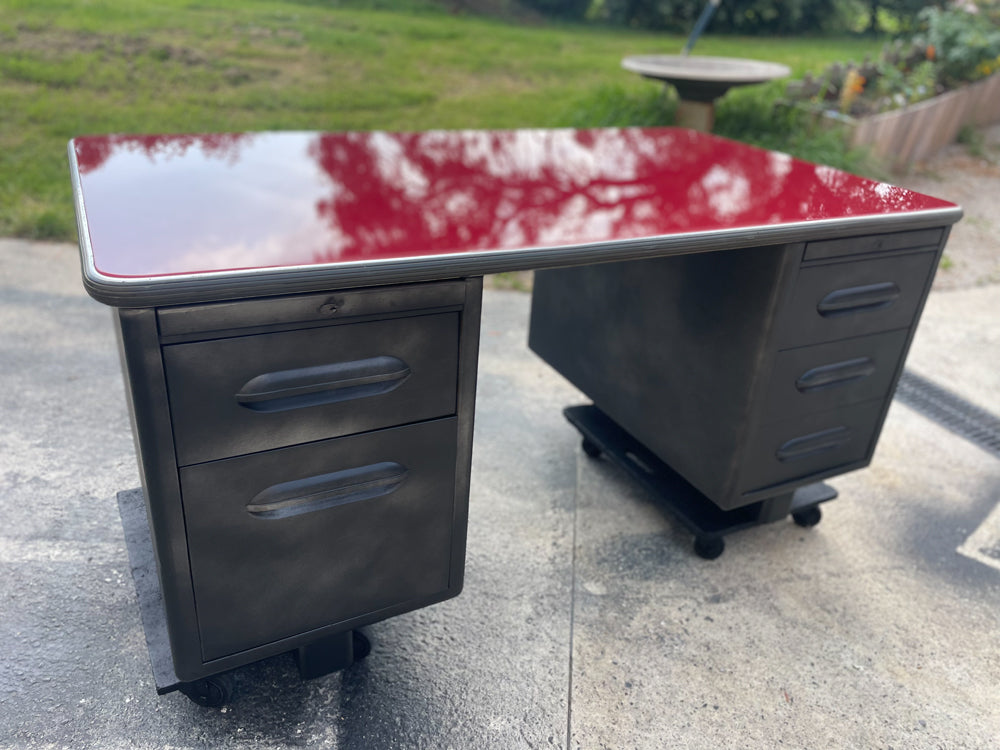 Bureau Flambo métal 1950 réf 4058