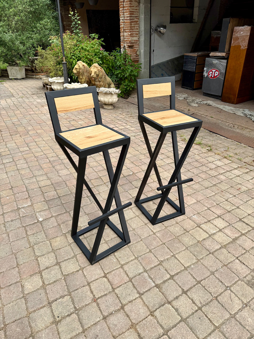 Chaise de bar Manhattan dossier Bois réf 4544 Prix de base :150€