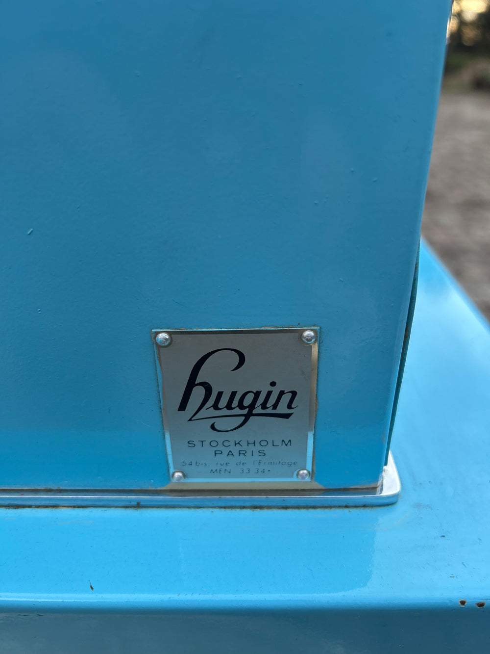 Caisse enregistreuse Hugin 1950/60 Réf 4413