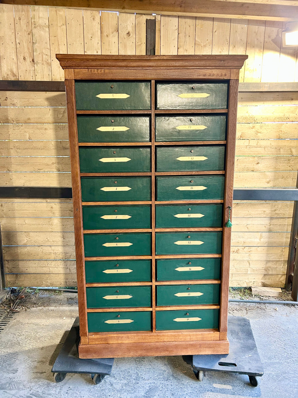 Cartonnier en chêne époque 1900 Réf 4461