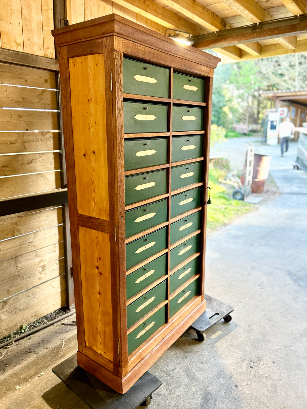 Cartonnier en chêne époque 1900 Réf 4461