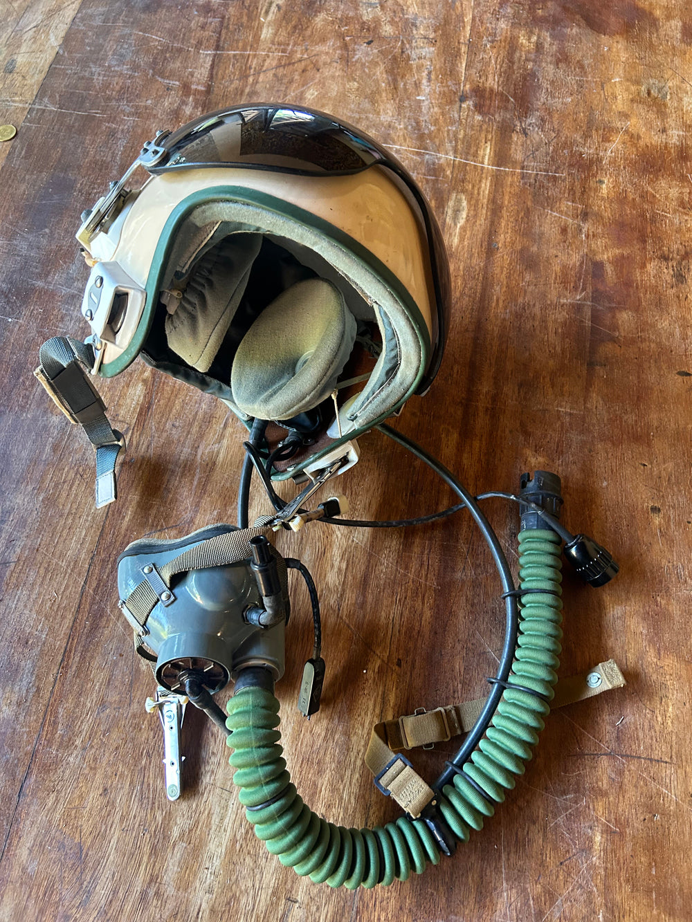 Casque pilote avion de chasse Russe 1960 Réf 4521