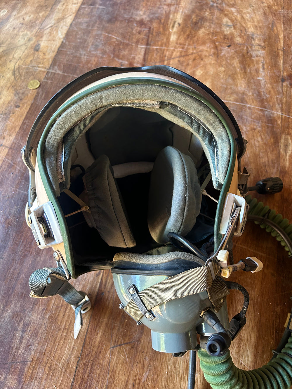 Casque pilote avion de chasse Russe 1960 Réf 4521