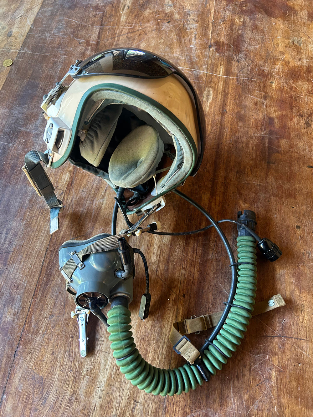 Casque pilote avion de chasse Russe 1960 Réf 4521