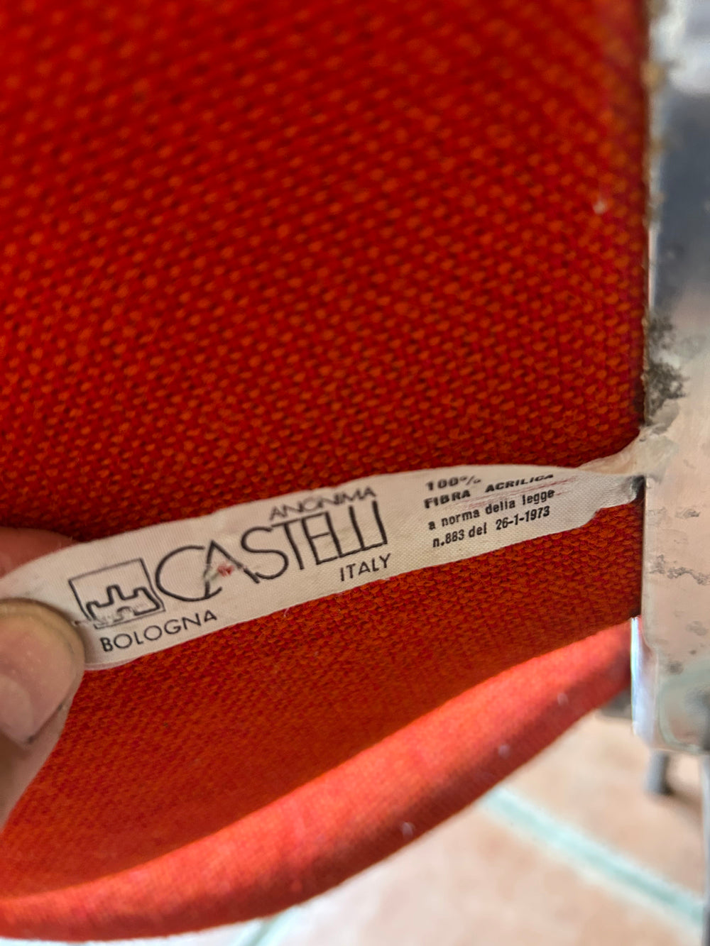 Chaise Anonima Castelli DCS106 de 1970 Réf 4551