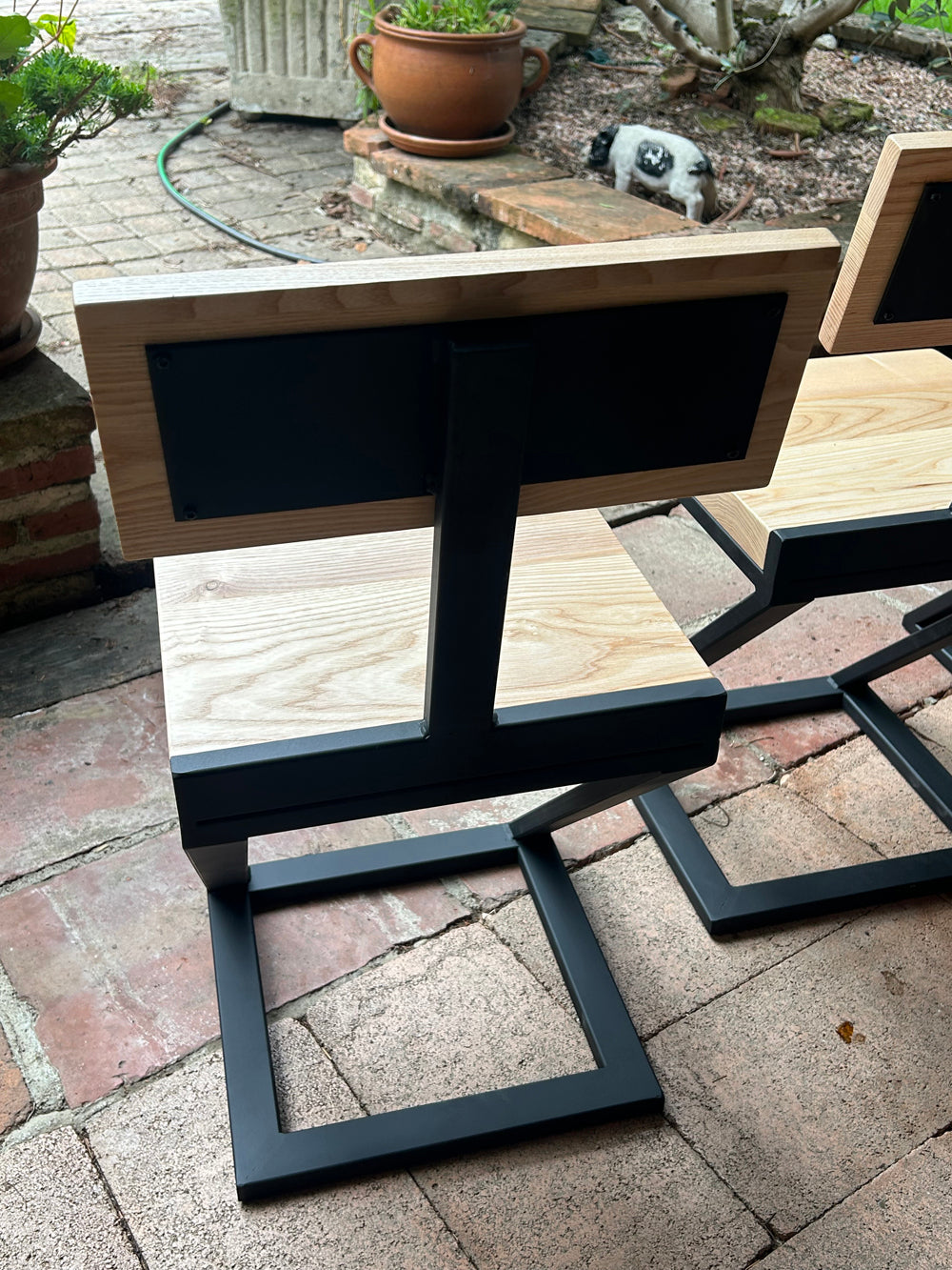 Chaise design industriel Réf 4549 Prix de base : 150€