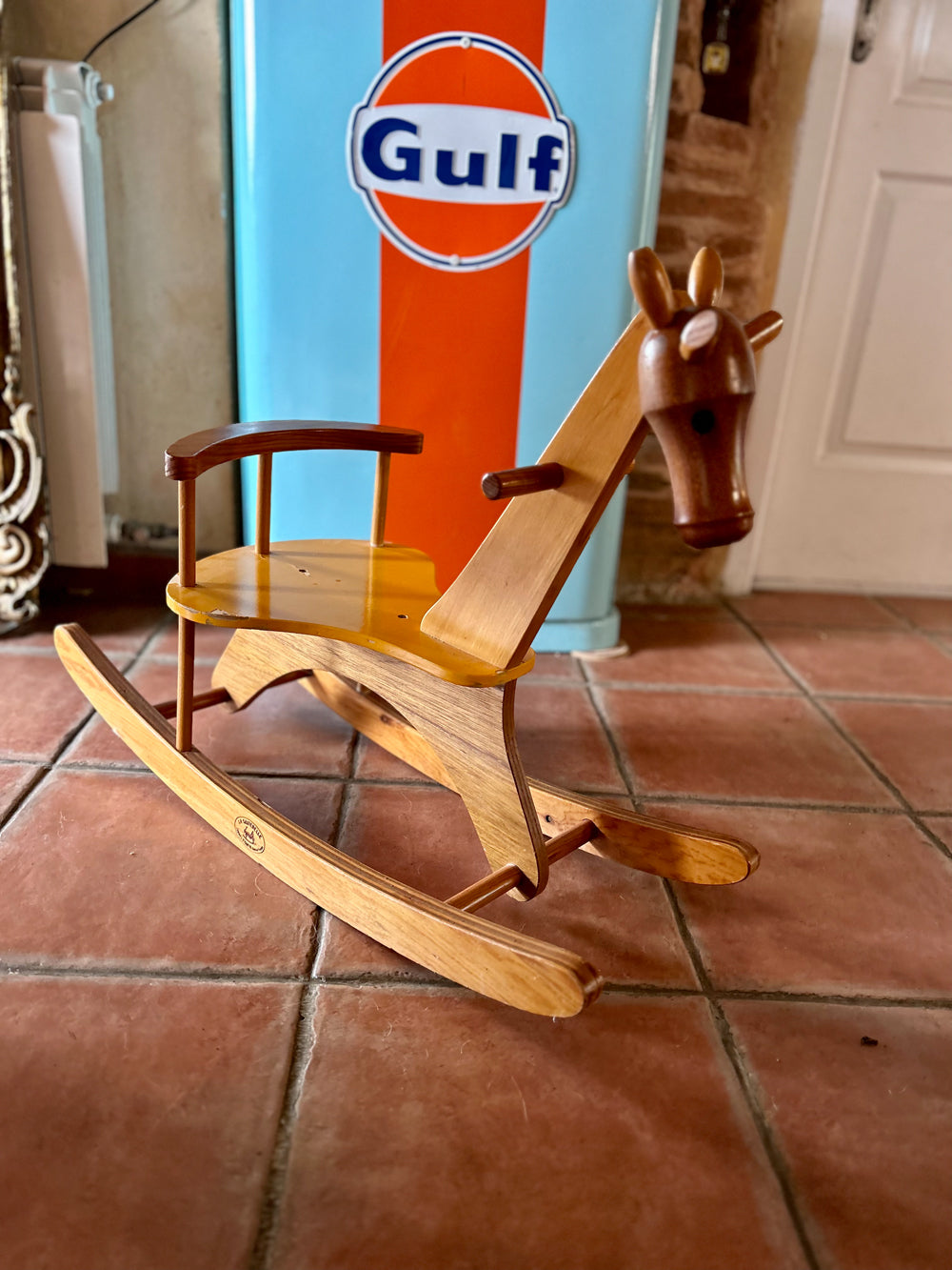 Cheval à bascule bois réf 4123