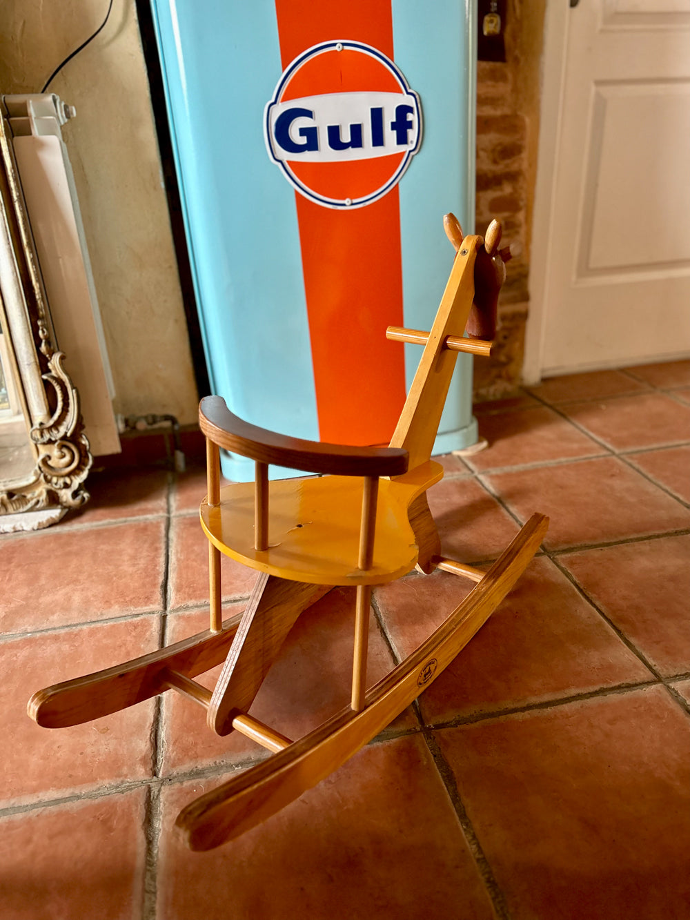 Cheval à bascule bois réf 4123