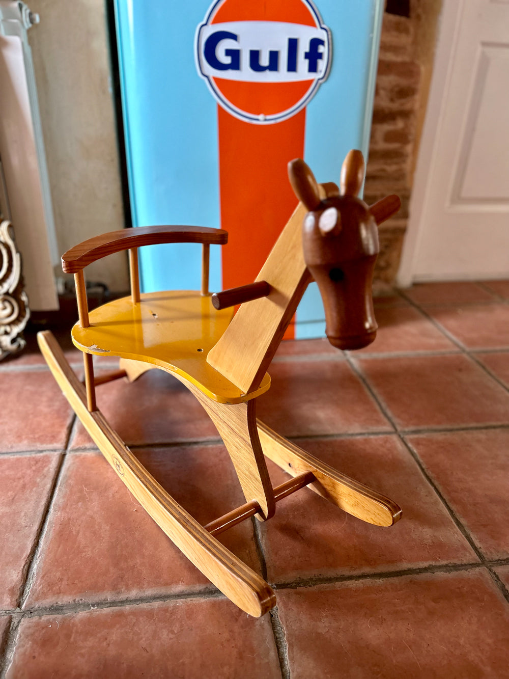 Cheval à bascule bois réf 4123