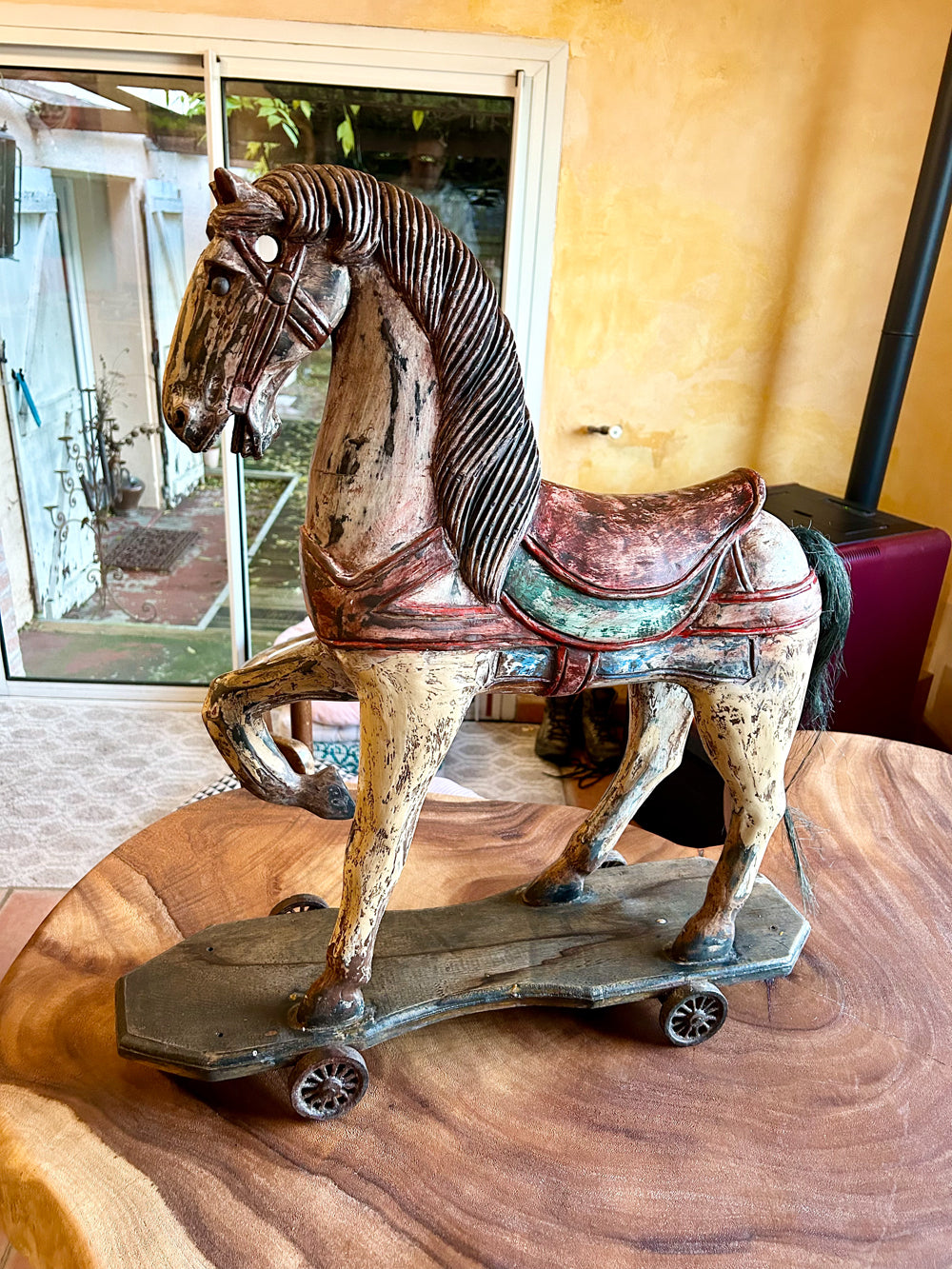 Cheval de bois époque 1900 Réf 4177