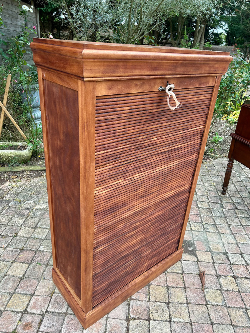 Classeur à rideau en acajou massif 1930 Réf 4319