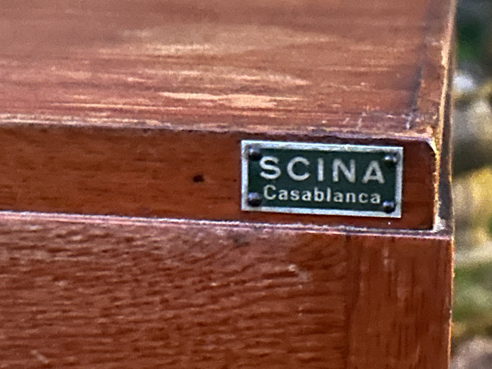 Classeur Double Rideau Chêne 1930 Saina Casablanca