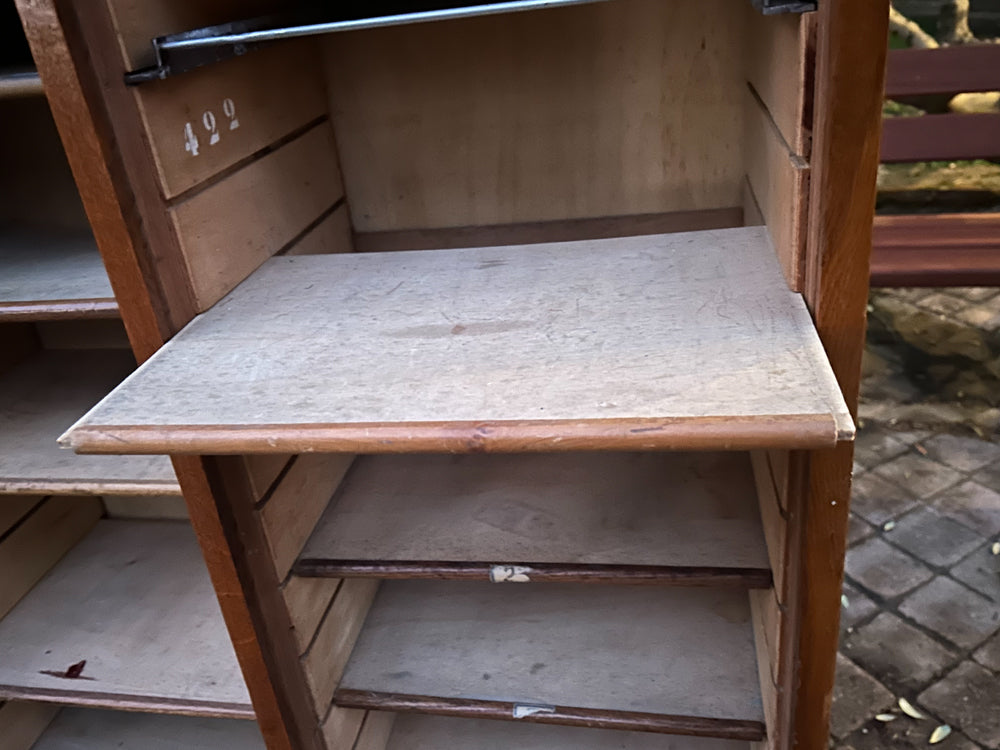 Classeur Double Rideau Chêne 1930 Saina Casablanca