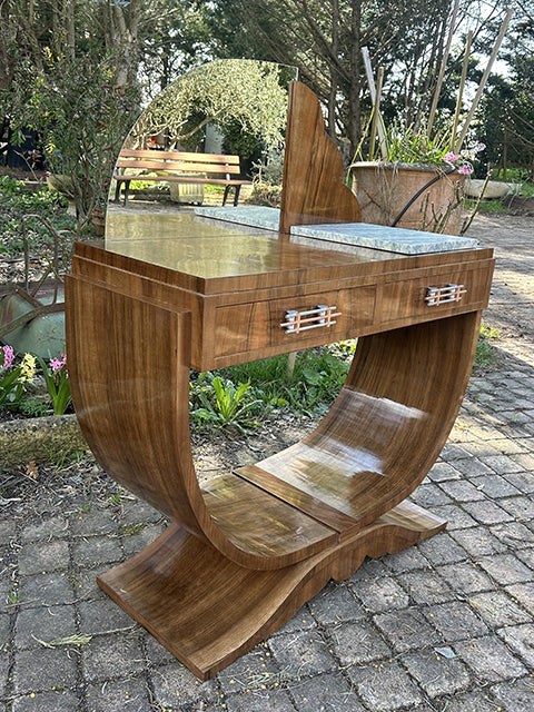 Coiffeuse Art Deco "paquebot" RF4657