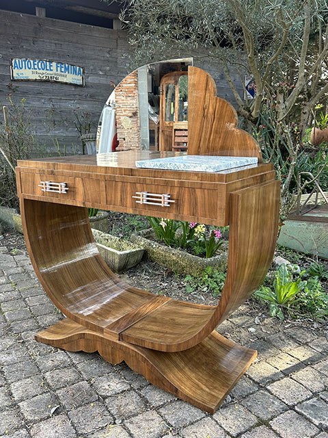 Coiffeuse Art Deco "paquebot" RF4657