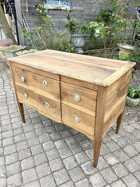 Commode style Louis XVI Noyer massif - RF4673