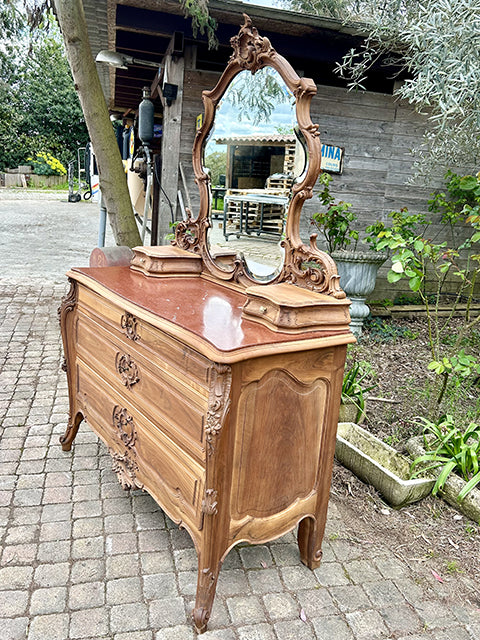 Commode style Louis XV avec miroir- RF 4674
