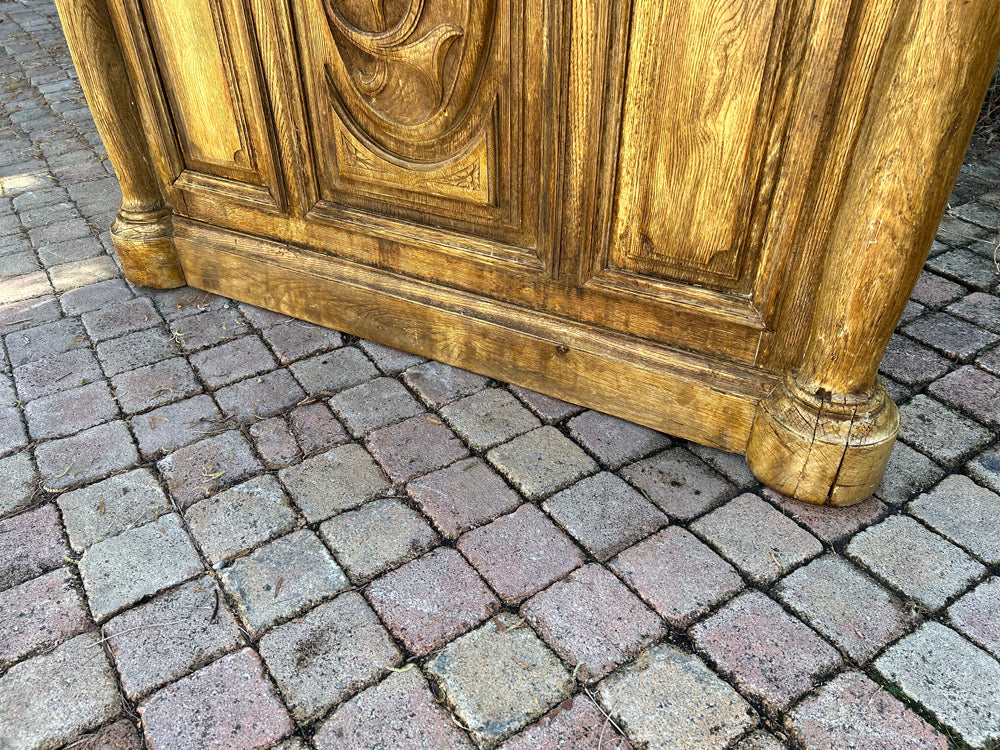 Comptoir magasin chêne 1950 Réf 4120