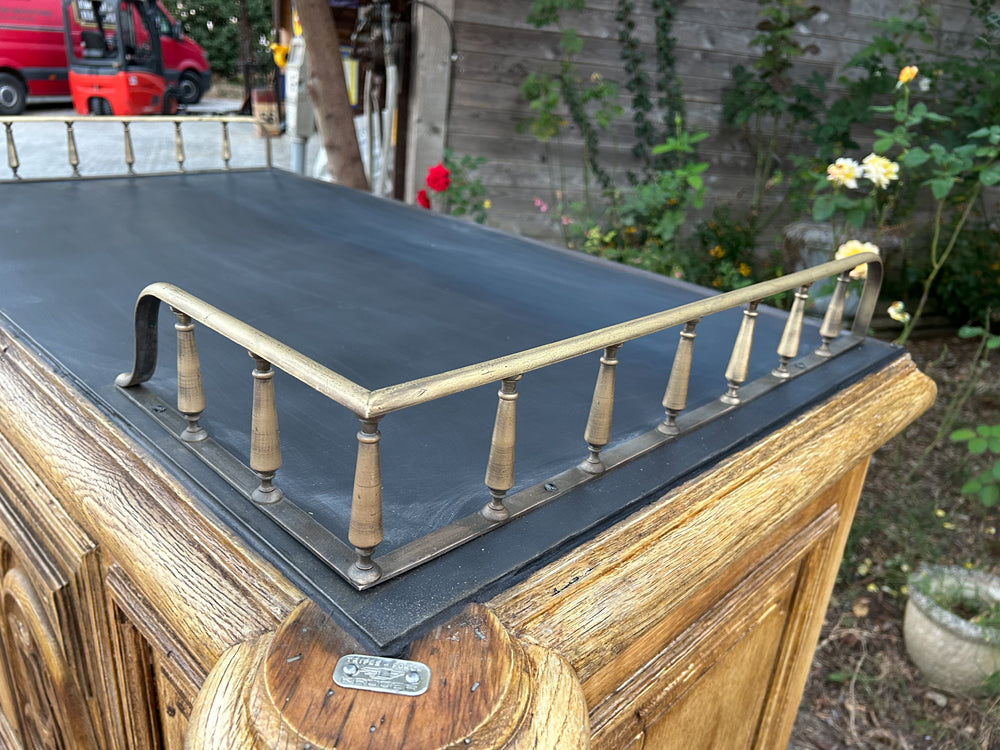 Comptoir magasin chêne 1950 Réf 4120