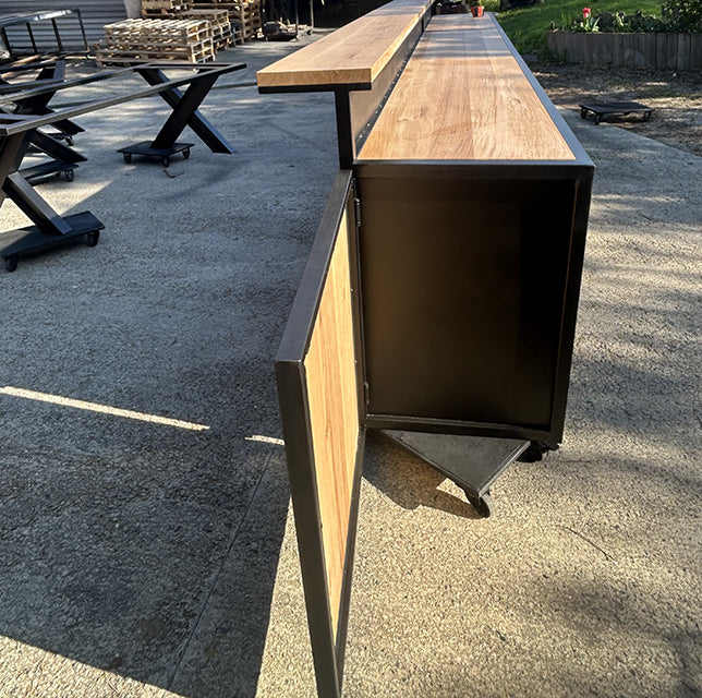 Comptoir sur mesure avec porte battante -RF 4669
