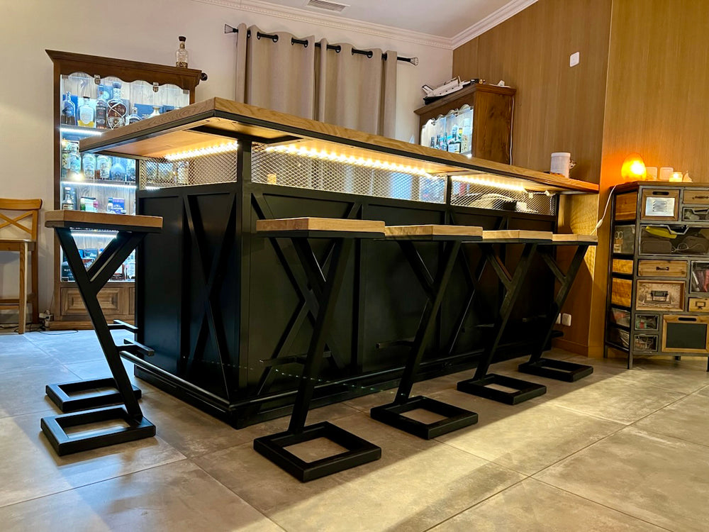 Comptoir façade ajourée PRIX de base: 2550€ réf 3945