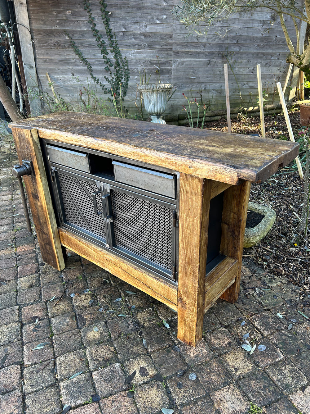 Etabli de menuisier modifié Réf 4211