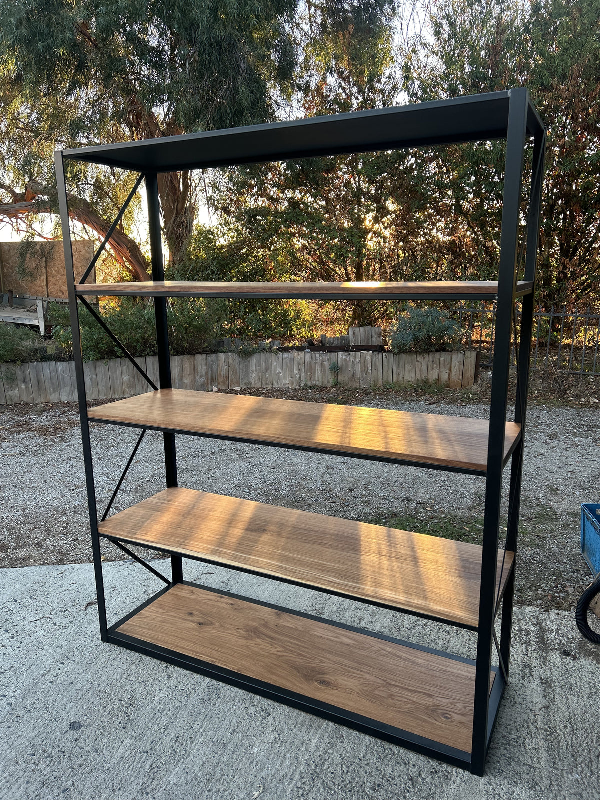 Etagère bibliothèque tablettes chêne - RF 4762