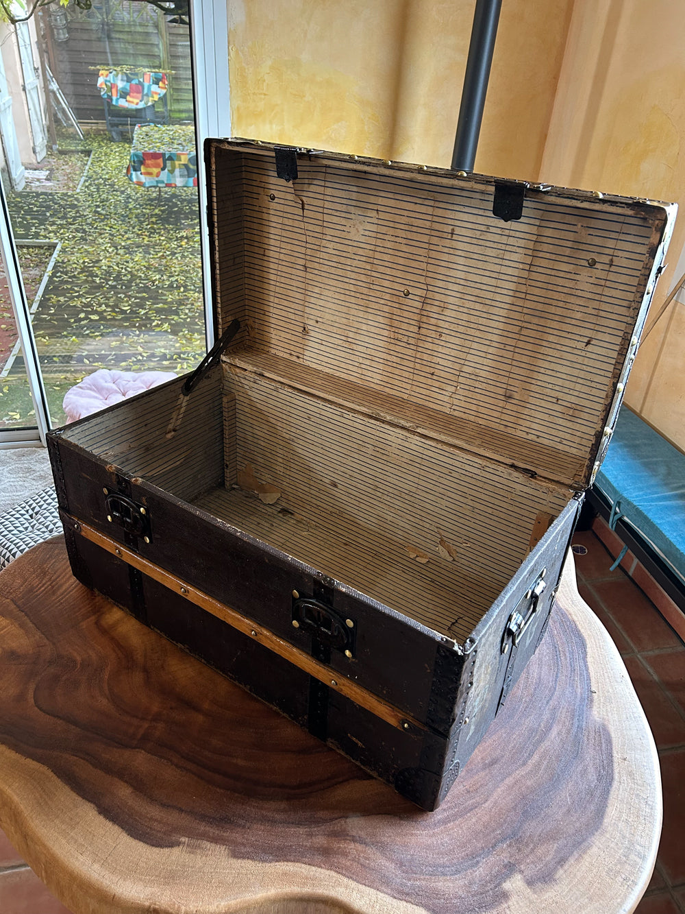 Grande Malle ancienne TRUEL JEUNE PARIS Réf 4182