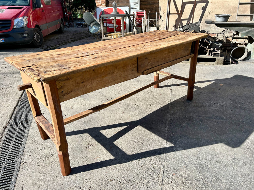 Grande table de métier 19éme Réf 4395